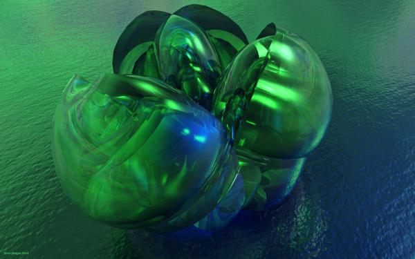 Chrysalis 3D Abstract Object