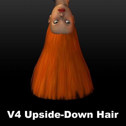 V4 Upside-Down Hair