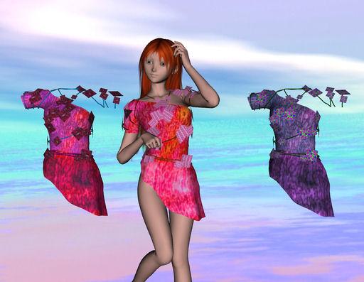 tex 2 for free elf dress for Aiko by Sione