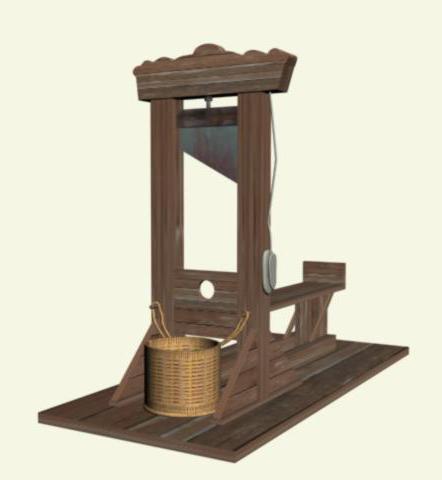 French Guillotine for 3d max