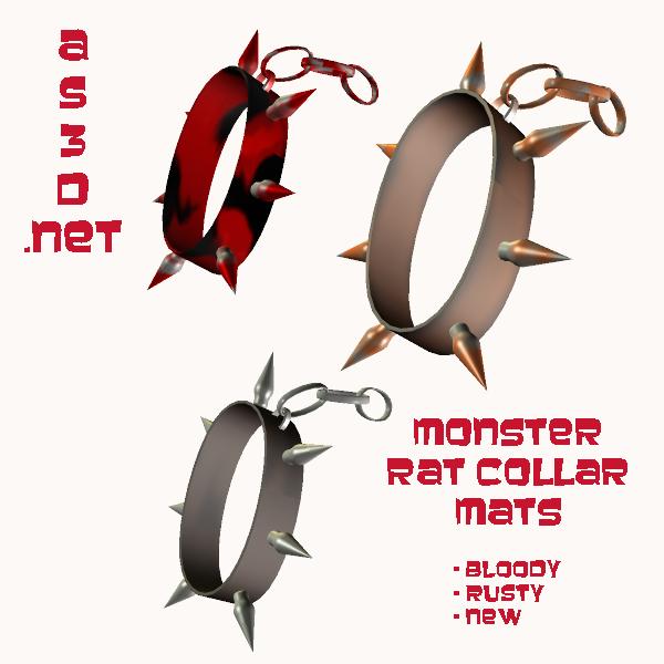 Monster Rat Collar MATs