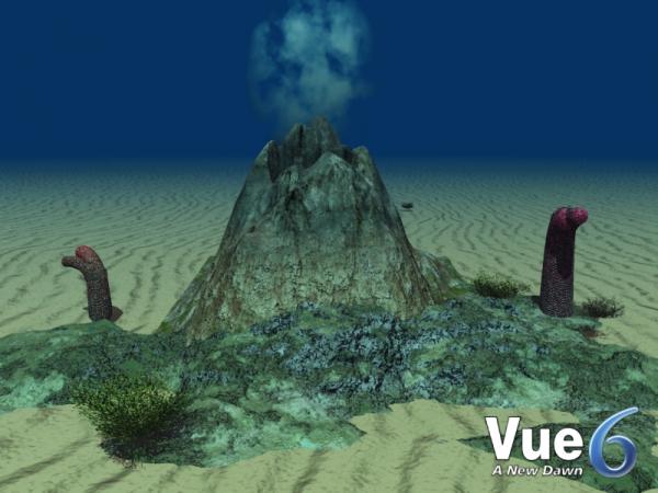 Underwater volcano more then what you see includin