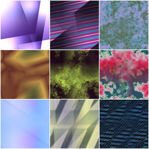 Abstract Tiles 3371-3380