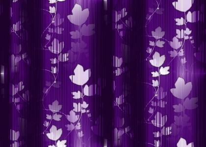 purple spring fabric