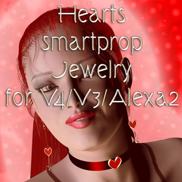 Hearts Jewelry for V4/V3/A3/Alexa2