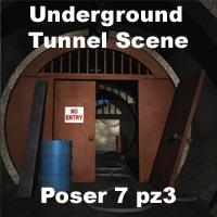 Underground Tunnel for Poser 7 (pz3)