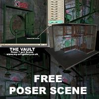 'The Vault' Scene for Poser 7 (pz3 file)