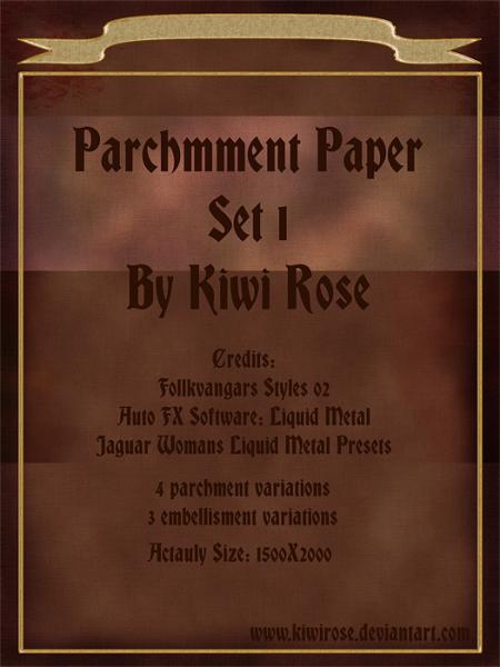 Parchment Set 1