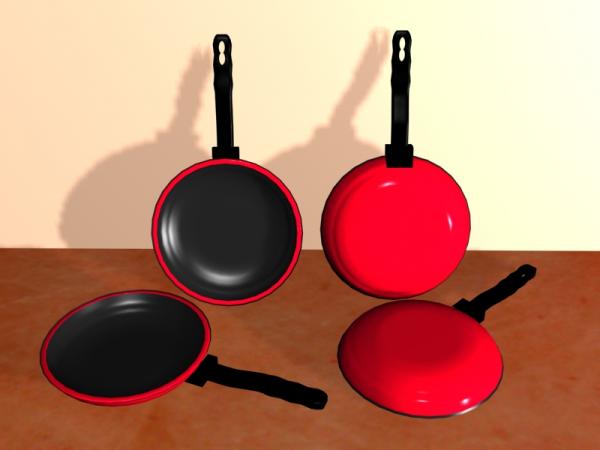 frying pan 3ds max