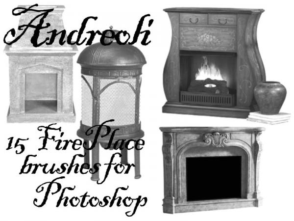 Andreoli fireplace brushes