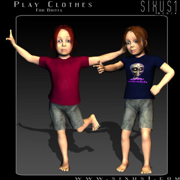 Project Human: Britta Clothes and Shoes
