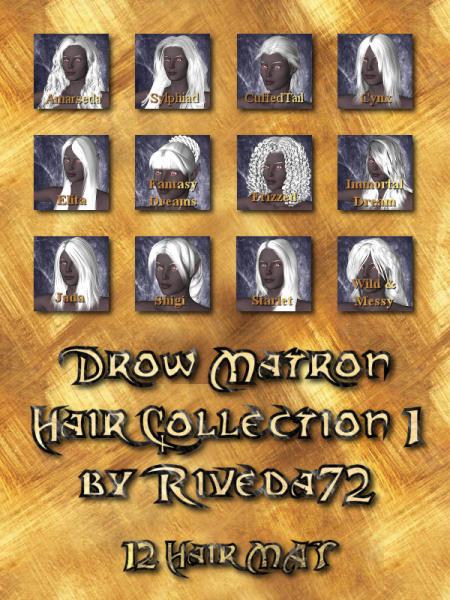 R72 Drow Matron - Hair Collection 1