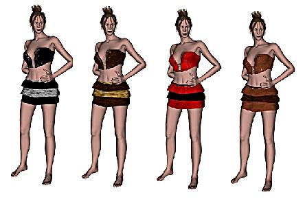 V3 elvish corset textures