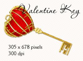 Dani3D.com Valentine Key
