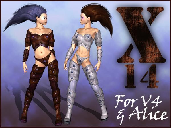 X14 Sci-Fi Suit for V4 and Alice
