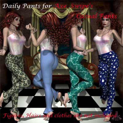 Daily Pants for Axe Swipe's Casual Pants for V4