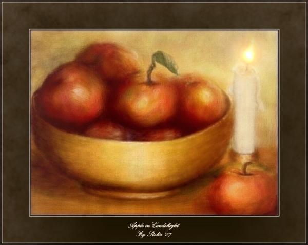 Apple In Candlelihgt