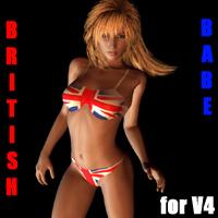 British Babe 2nd Skin for V4