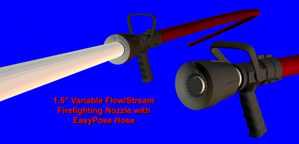 Firefighting Nozzle and Hose