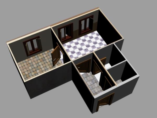 Apartment in the Bronx for 3d Max 9 and 3DS