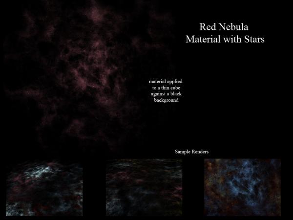 Red Nebula &amp; Stars