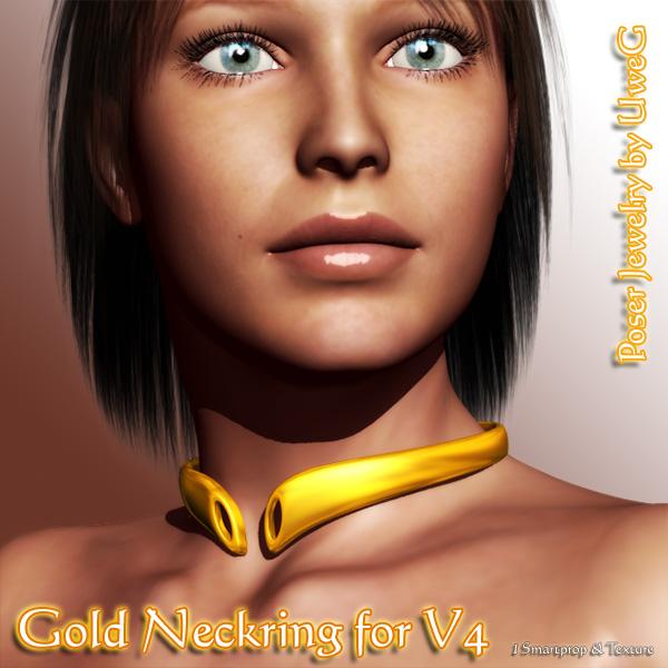 Gold Neckring for V4