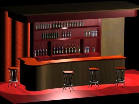 The Bar for 3d max, 3DS and OBJ