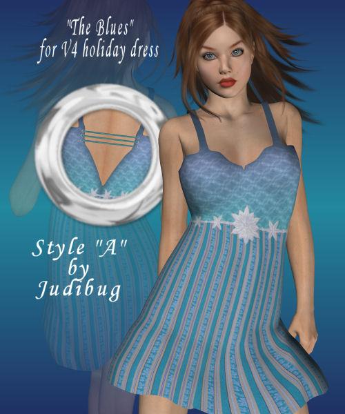 The Blues for V4 Holiday Dress