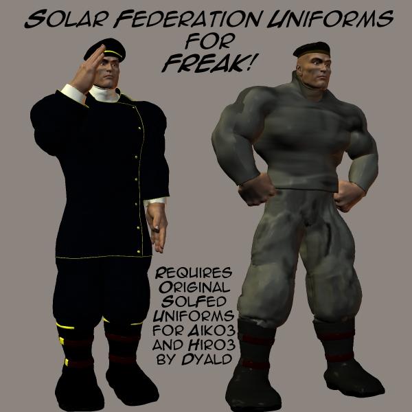 Solar Federation Uniforms for Freak