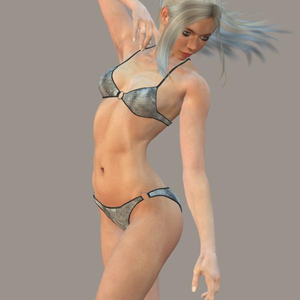 Daz3D BasicWear Bikini Fit to GND4