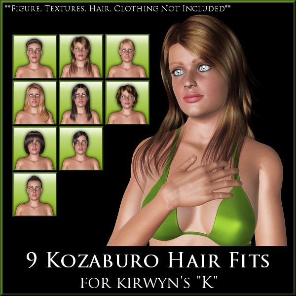 Kozaburo HairFits for "K"