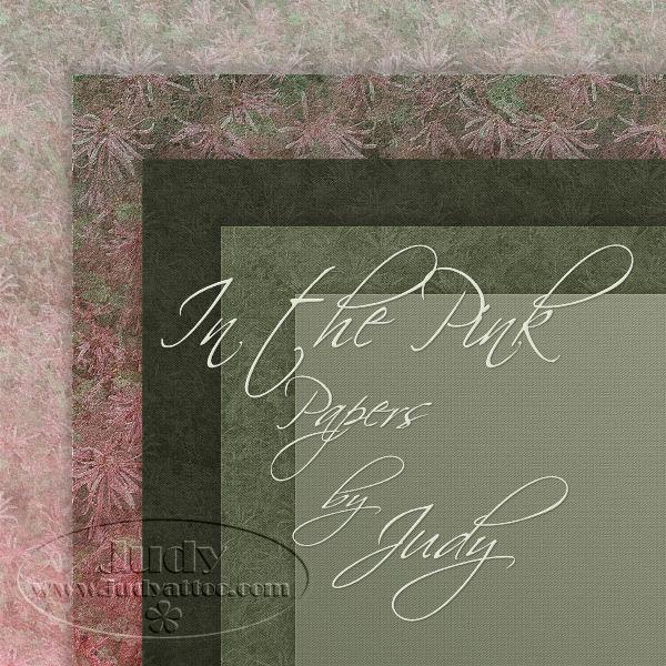 "In the Pink" Scrapbook papers