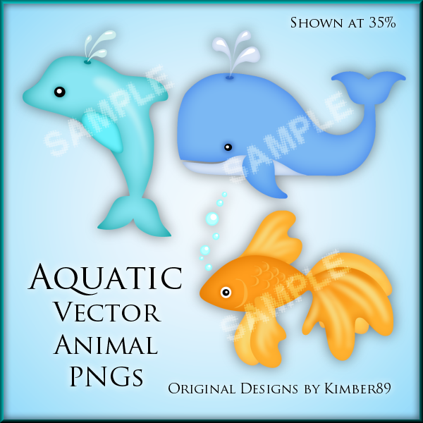 Aquatic Vector Animals