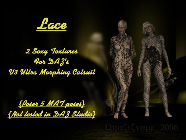 2 Lacesuits for V3 Catsuit