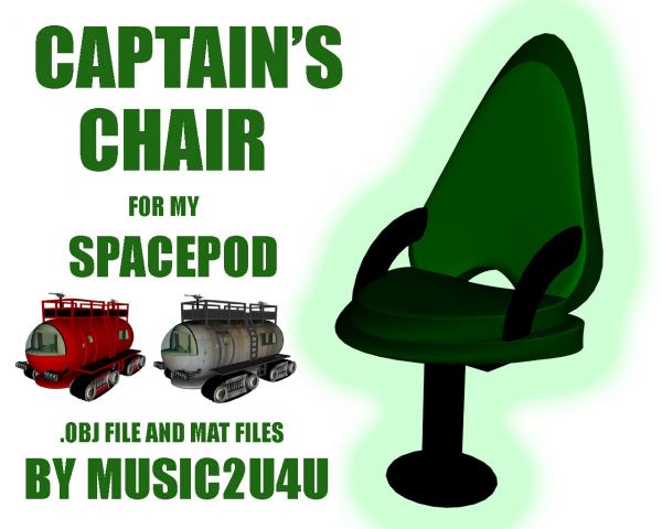 Space Pod Captain&#039;s Chair