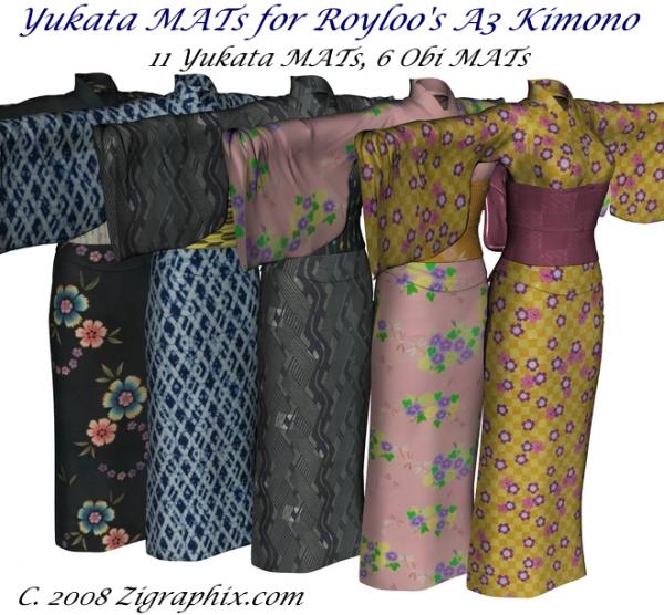 Yukata MATs for Royloo Kimono