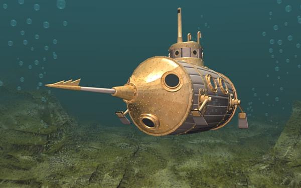 Submarine under the Sea