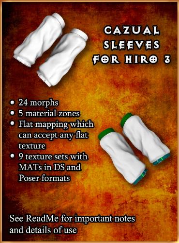 Cazual Sleeves for Hiro 3