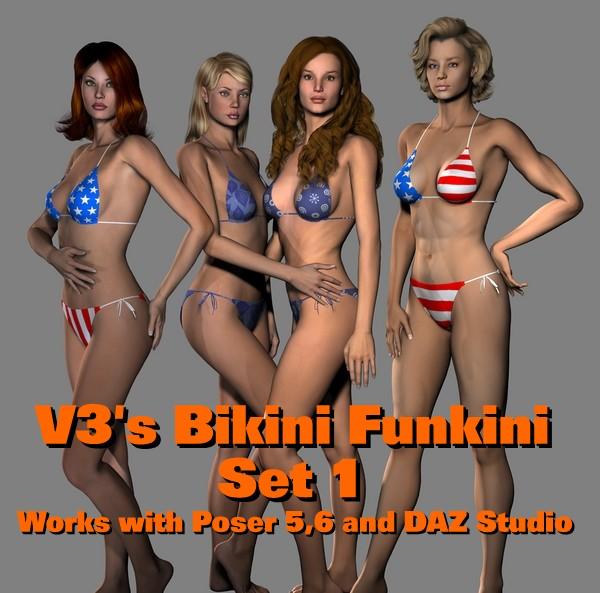 V3's Bikini Funkini - Set 1