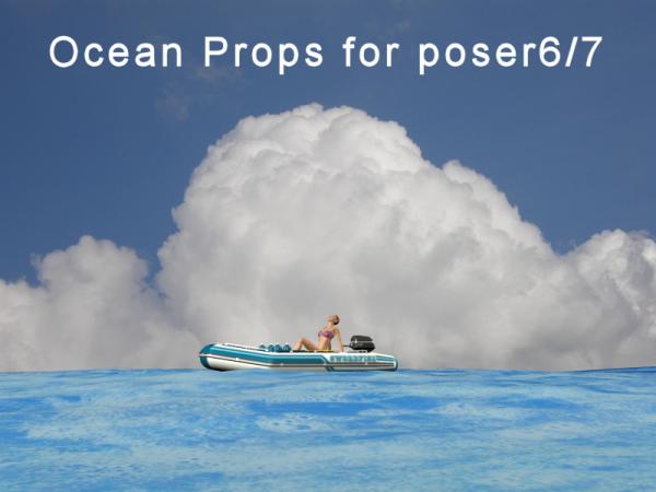 Ocean Props for Poser6/7