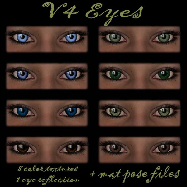 V4 Eye Textures