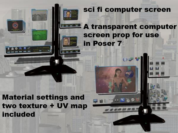 Sci Fi Computer screen