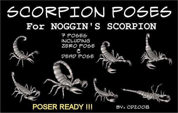 CD2008 Scorpion Poses - Poser Ready