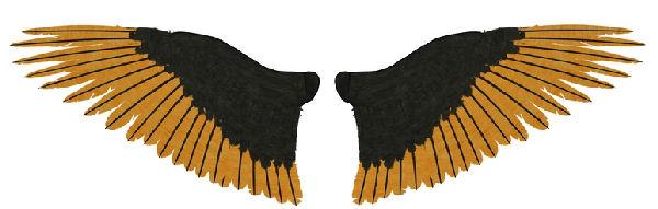 Halloween Texture For Feathered Wings