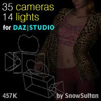 Cameras and Lights for DAZ Studio
