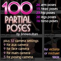 Pop-n-Pose 100 Partial Poses and Camera Sets