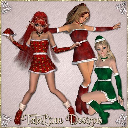 Christmas Girls from TataLinn Designs
