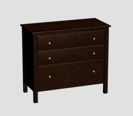 Black Wood Dresser for 3d Max 9, 3DS and OBJ