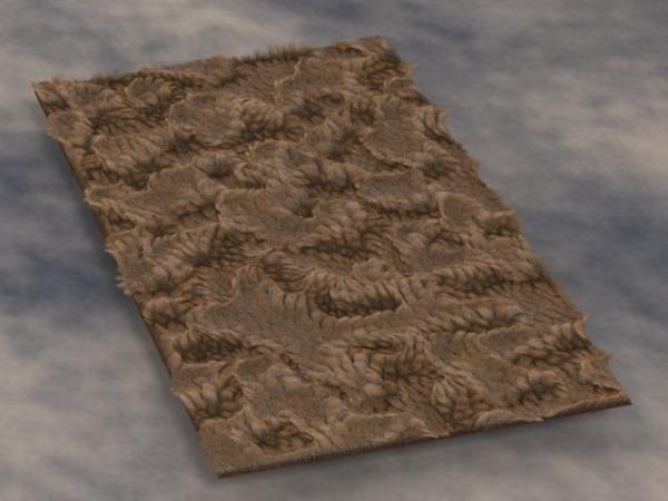 Fur Rug (Carrara model)