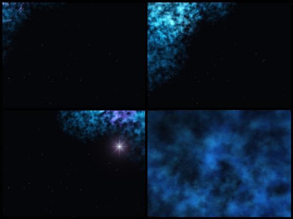 Spacey Backgrounds from Kerya